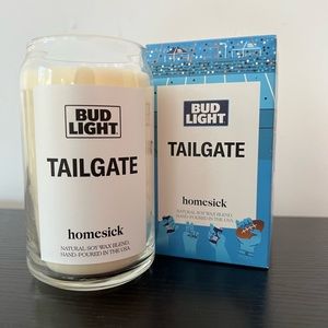 Homesick x Bud Light Tailgate 13.75oz Natural Soy Candle